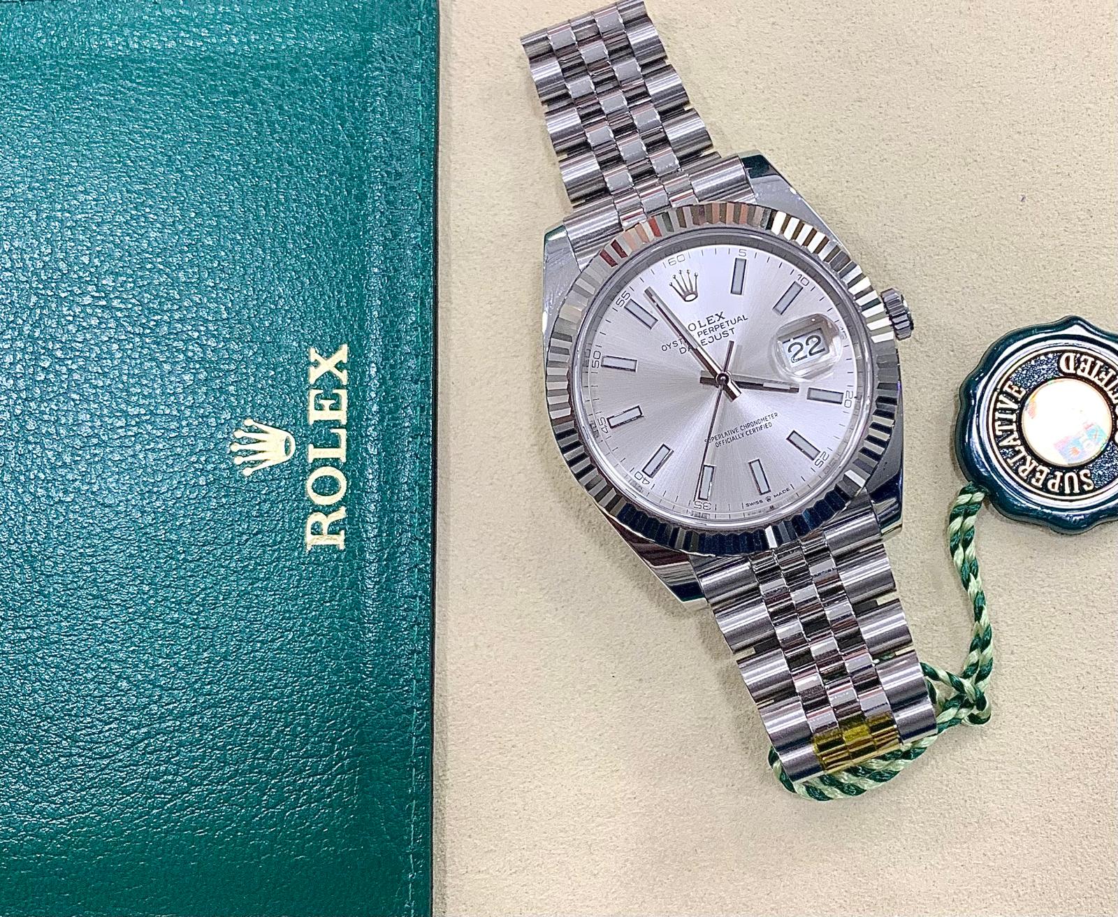 Rolex Datejust 41mm Silver  